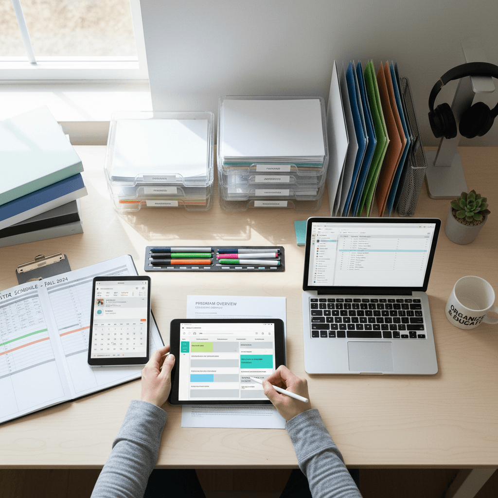 منسق تعليمي ينظم البرامج والفعاليات المدرسية