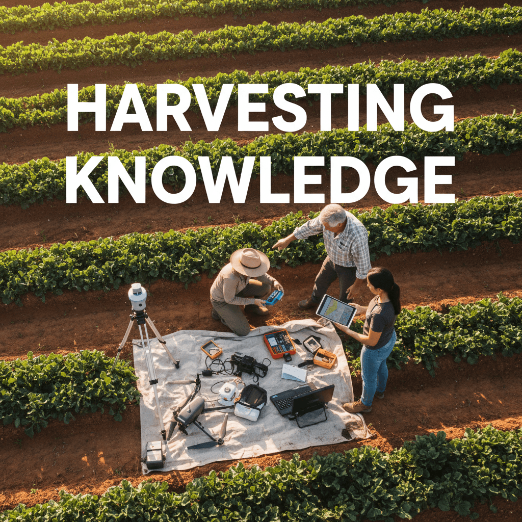 مهندس زراعي يعمل في الحقل