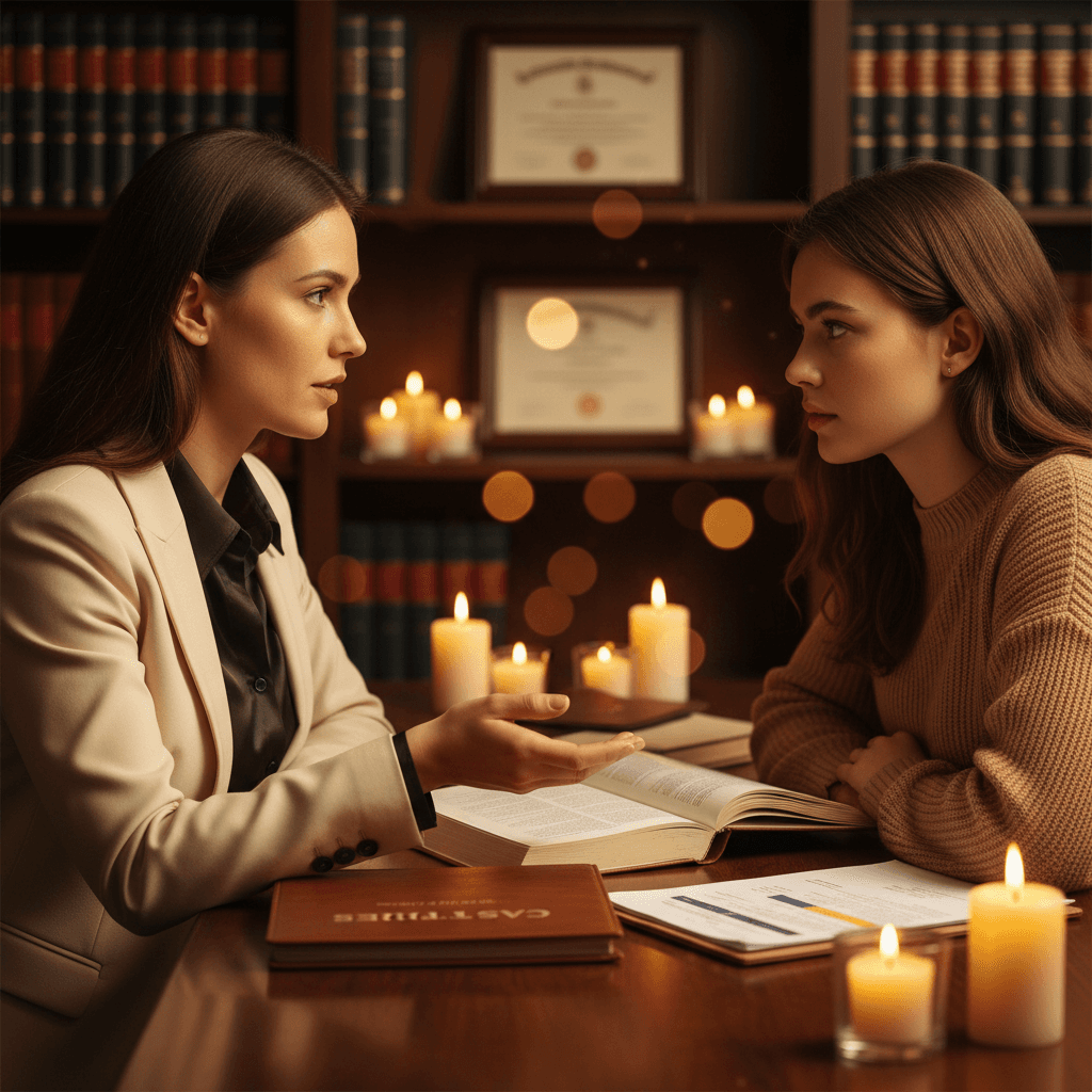 استشارة قانونية بين الأستاذ والطالب