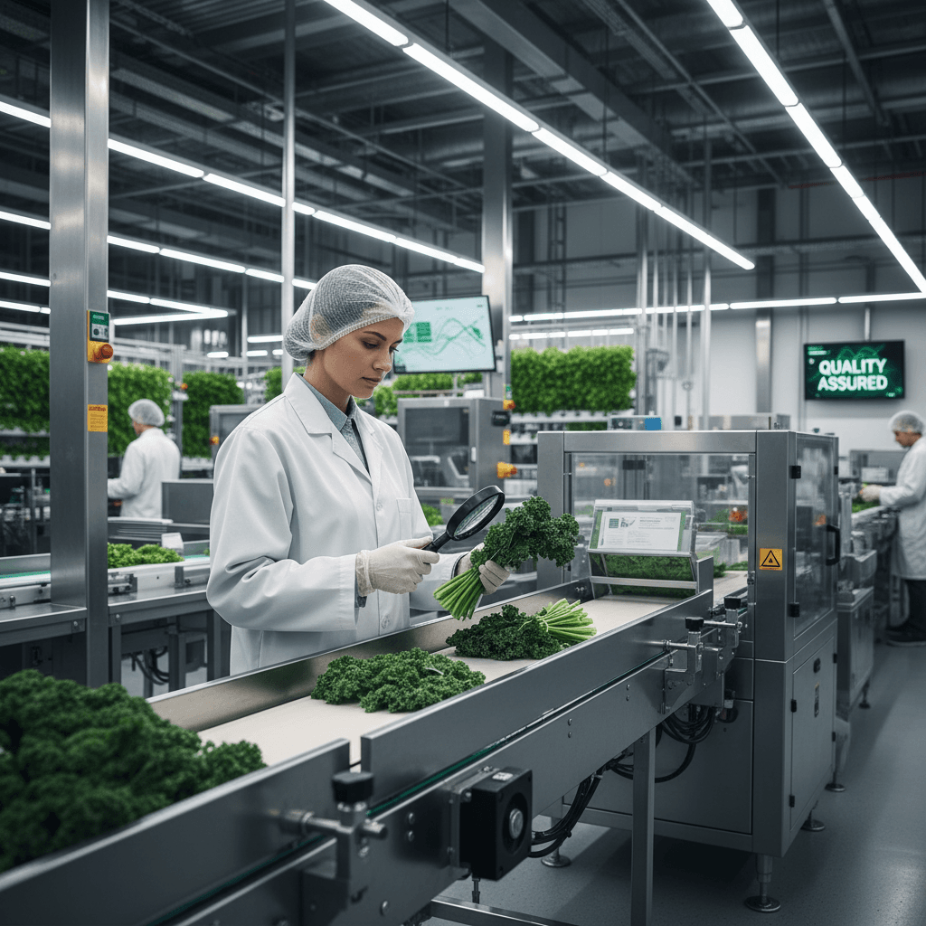 متخصص مراقبة جودة في شركة غذائية